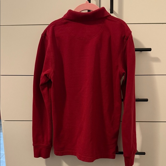 Stratford Cardinal Long Sleeve Pique Polo Shirt - Picture 5 of 5